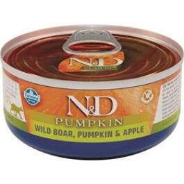 70гр Консервы Farmina N&D Cat Boar, Pumpkin & Apple беззерновые для взрослых кошек с тыквой, с Диким кабаном и яблоком