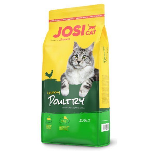 Корм в развес Josera JosiCat Crunchy Poultry для взрослых кошек, Мясо птицы, 1кг