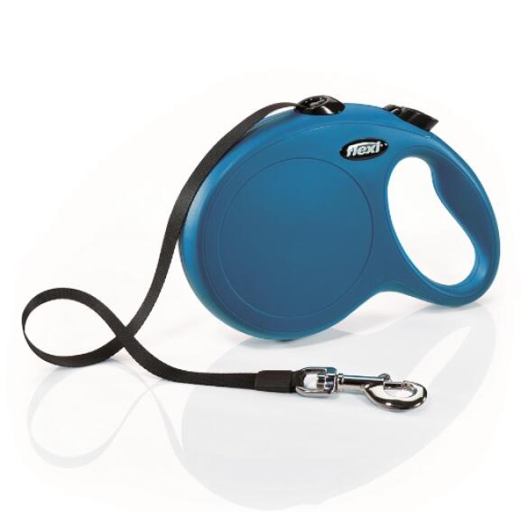 Рулетка FLEXI New Classic L 50кг 5м шлея, синий