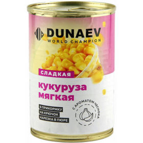 400мл Кукуруза Мягкая DUNAEV металлобанка, Чеснок