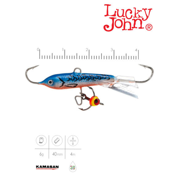 Балансир Lucky John CLASSIC 4 + тр. 40мм 45H