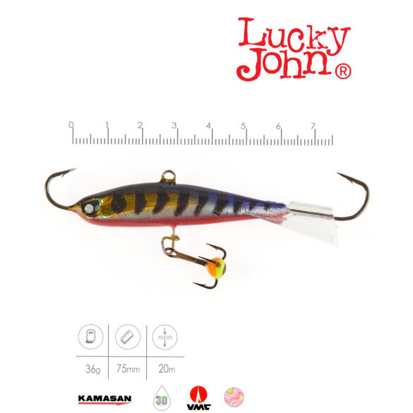 Балансир Lucky John NORDIC 6 + тр. 60мм 114