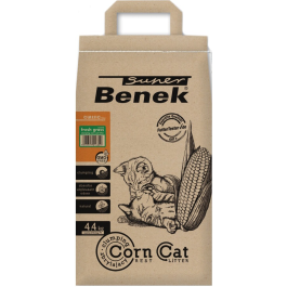 Наполнитель S Benek Corn Cat Classic Свежая трава, 7л