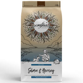 2кг Корм Craftia Natura Adult Mini для взрослых собак миниатюрных и мелких пород из лосося с сельдью