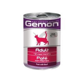 400гр Корм Gemon Cat PATE Adult Beef для кошек паштет с Говядиной