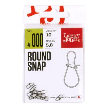 Застежка Lucky John Round Snap №000 10шт