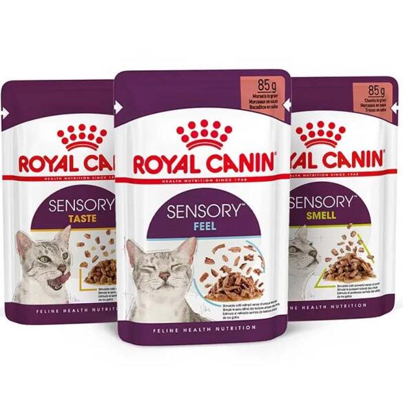 3X4X85гр Влажный корм ROYAL CANIN Sensory Multipack соус