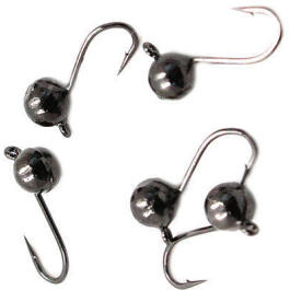 Мормышка вольфрамовая "YAMAN" Шар с ушком 3мм, черный никель 0,3гр