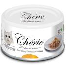 80гр Консервы Pettric Cherie Hairball Control Тунец с хлопьями копченого тунца-онито в подливе