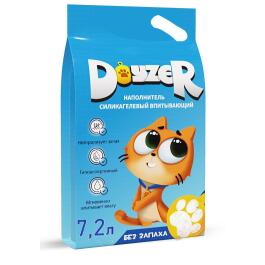 Наполнитель силикагелевый  DOYZER  впитывающий, Без запаха, 7,2л