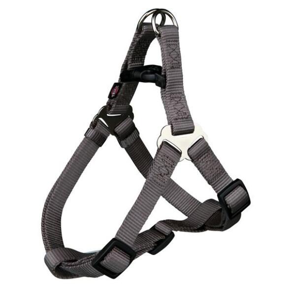 Шлея TRIXIE для собак Premium Harness XS-S 30-40см/10мм черный