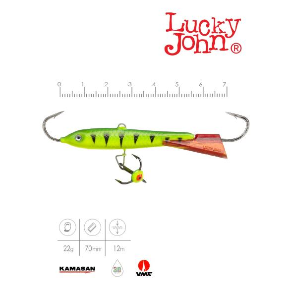 Балансир Lucky John CLASSIC 7 + тр. 70мм 36RT