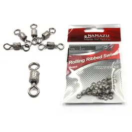 Вертлюг NAMAZU Rolling Ribbed Swivel №1/0