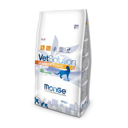 1,5кг Корм Monge VetSolution Cat Urinary Struvite Ветеринарная диета для кошек при мочекаменной болезни струвитного типа