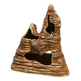 Декорация из светлой керамики Скала малая, 15*16см