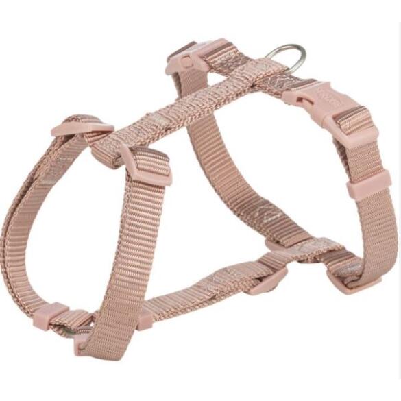 Шлея "TRIXIE" для собак "Premium H-harness",M-L 52-75см/20mm пудровый
