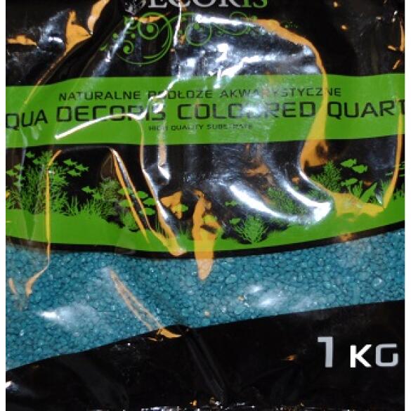 Грунт AQUAEL Aqua Decoris бирюзовый, 2-3мм, 1кг