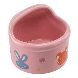 Миска керамическая, закрытая для грызунов, 6,5х6,5х6,5см, 90мл