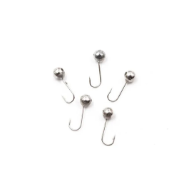 Мормышка вольфрамовая "YAMAN" Шар с отверстием 3мм, никель 0,3гр