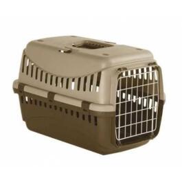 Переноска M.P.Bergamo GIPSY ECO S с металлической дверцей, 46x31x32см Бежевая