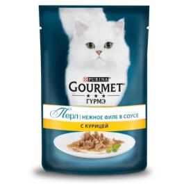 75гр Корм для кошек GOURMET Perle с Курицей