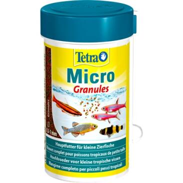 100мл Корм TETRA Micro Granules Микро гранулы для декоративных рыб небольшого размера