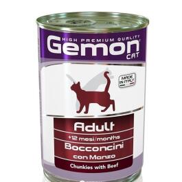 415г Консервы Gemon Cat Adult Beef для кошек кусочки с Говядиной