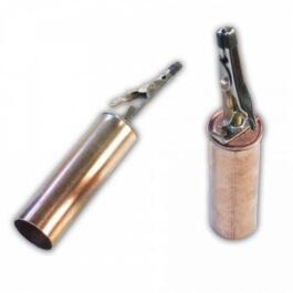 Колокольчик гильза на прищепке