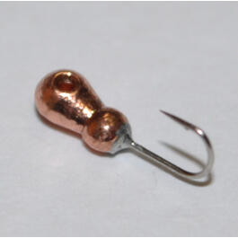 Мормышка вольфрамовая с отверстием ""Капля+Шар"" 2,5мм, медь, 0,24гр