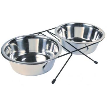 Миска TRIXIE Eat on Feet с держателем 2*1,8л 20см