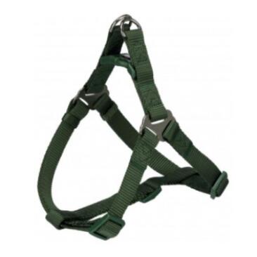 Шлея TRIXIE для собак Premium Harness L 65-80см/25мм лес