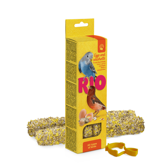 2*40гр RIO Sticks Egg палочки для всех видов птиц с яйцом и ракушечником