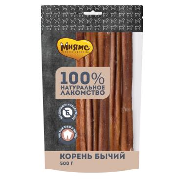 500г Лакомство Мнямс для собак Корень бычий