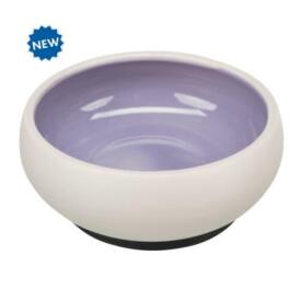 Миска TRIXIE керамическая для собак с нескользящим резиновым основанием 0,6л/14см