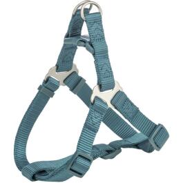 Шлея "TRIXIE" для собак "Premium One Touch harness",М,50–65см/20mm петроль