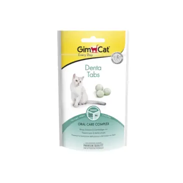 Витам лакомство GIMCAT "DENTA-TABS" 40гр для кошек
