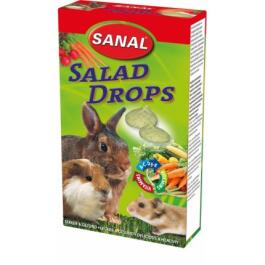 45гр Лакомство-витамины SANAL Дропсы для грызунов Овощи