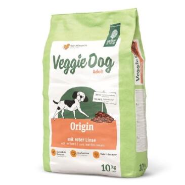10кг Josera VeggieDog Origin (Adult 22/9) для взрослых собак с чувствительным пищеварением с Красной чечевицей
