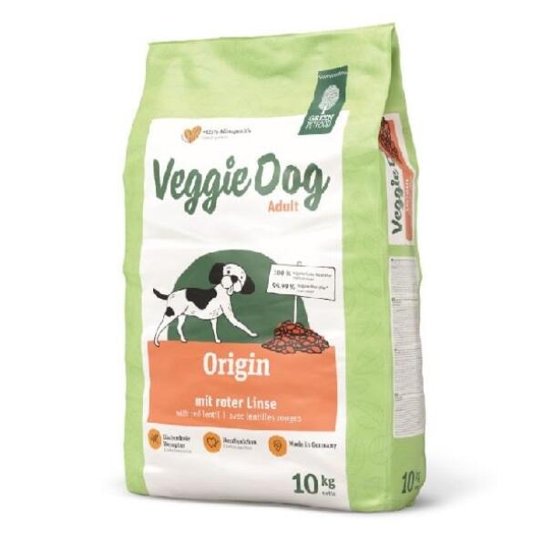 10кг Josera VeggieDog Origin (Adult 22/9) для взрослых собак с чувствительным пищеварением с Красной чечевицей