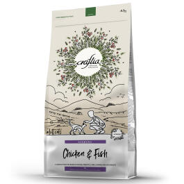 4,5кг Корм Craftia Harmona Adult Cat беззерновой для взрослых кошек из Курицы и рыбы