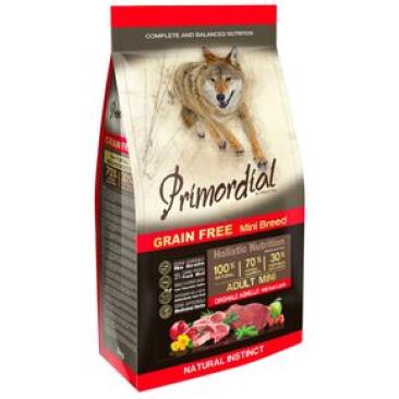 2кг Корм Primordial Holistic Grain-Free Dog Adult Mini Boar & Lamb для взрослых собак мелких пород с Диким кабаном и ягненком
