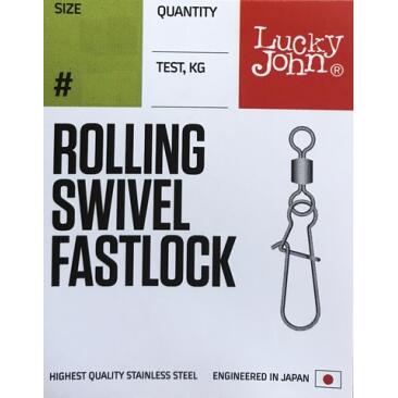 Вертлюги c застежкой Lucky John №10