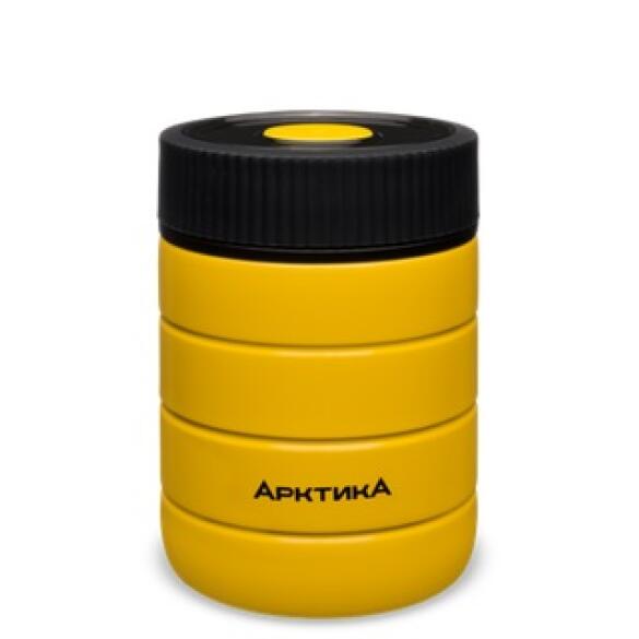 Термос Арктика 307, 480мл желтый с широким горлом для еды
