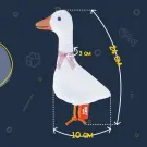 Игрушка FANCY Pets "Гусь" для кошек и собак