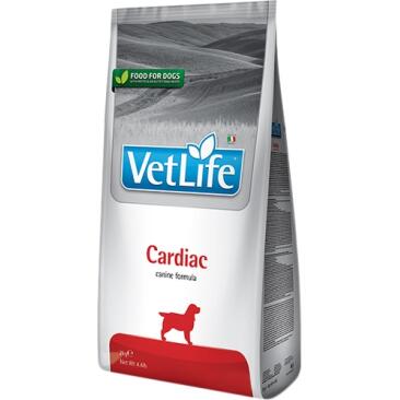 2кг Корм Farmina Vet Life Dog Cardiac диета для взрослых собак для поддержки функции сердца при хронической сердечной недостаточности