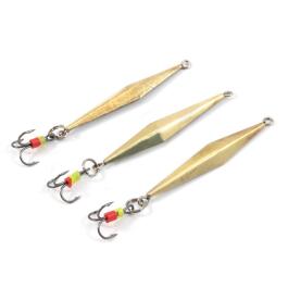 Блесна вертикальная "YAMAN" Киллер с тройником, 40мм, 3,5гр Латунь 1шт