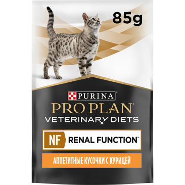 85гр Корм для кошек PRO PLAN PPVD NF Renal диетический при патологии почек Курица