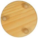 Миска Mr.Kranch Bamboo керамическая желтая на бамбуковой подставке, 850мл
