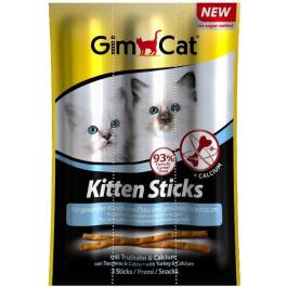 3шт Лакомые палочки GIMСАT для котят с Индейкой и Кальцием