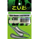 Груз-банан с вертлюгом ZUB  6г. (упак. 3шт)